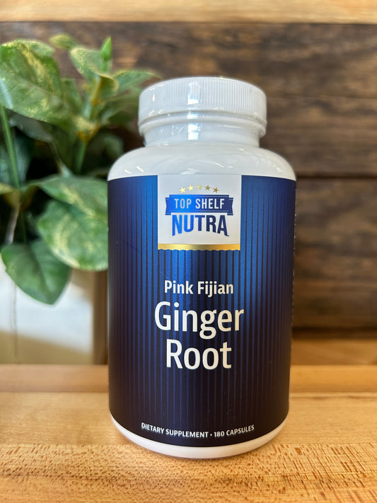 Pink Fijian Ginger Root Cap (180ct)
