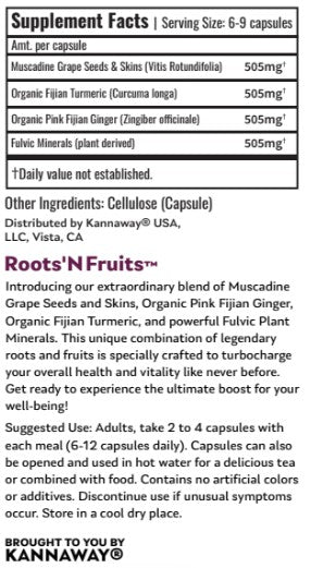 Roots n Fruits (180 ct.)